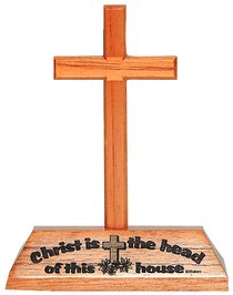 Cross on Stand: Christ is the Head Cross on Stand: Christ is the Head