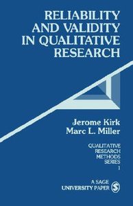 Reliability and Validity in Qualitative Research Reliability and Validity in Qualitative Research