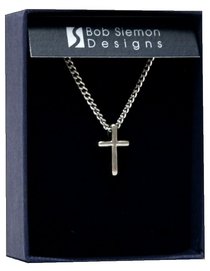 Pendant: Cross Basic Small (Pewter) Pendant: Cross Basic Small (Pewter)