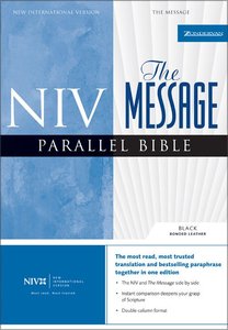 Niv/The Message Parallel Bible Black Niv/The Message Parallel Bible Black