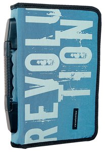 Bible Cover Revolution Nylon Stone/Blue Medium Bible Cover Revolution Nylon Stone/Blue Medium
