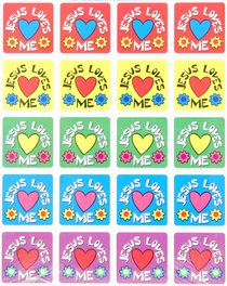 Sticker Pack: Jesus Loves Me Sticker Pack: Jesus Loves Me