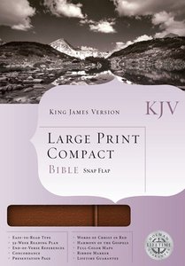 KJV Cornerstone Large Print Compact Chesnut Flap (Red Letter Edition) KJV Cornerstone Large Print Compact Chesnut Flap (Red Letter Edition)
