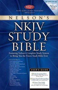 NKJV Nelsons Study Bible Personal Black NKJV Nelsons Study Bible Personal Black