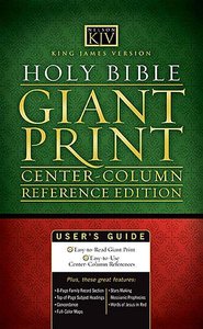 KJV Nelson Classic Giant Print Centre Column Reference Black KJV Nelson Classic Giant Print Centre Column Reference Black