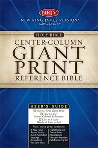 NKJV Giant Print Center-Column Reference Burgundy NKJV Giant Print Center-Column Reference Burgundy