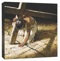 Canvas Print: Road to the Cross Canvas Print: Road to the Cross