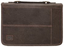 Bible Cover Aviator Leather-Look Brown Extra Large Bible Cover Aviator Leather-Look Brown Extra Large