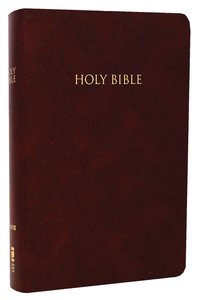 NIV Giant Print Reference Bible Burgundy Leather Look (Red Letter Edition) NIV Giant Print Reference Bible Burgundy Leather Look (Red Letter Edition)
