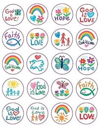 Sticker Pack: Faith Kid-Drawn Sticker Pack: Faith Kid-Drawn