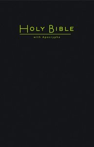 Ceb Pew Bible With Apocrypha Black Ceb Pew Bible With Apocrypha Black