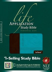 NLT Life Application Study Bible Personal Size Darl Brown/Teal (Black Letter Edition) NLT Life Application Study Bible Personal Size Darl Brown/Teal (Black Letter Edition)