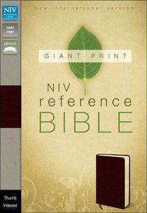 NIV Giant Print Reference Bible Burgundy Indexed (Red Letter Edition) NIV Giant Print Reference Bible Burgundy Indexed (Red Letter Edition)