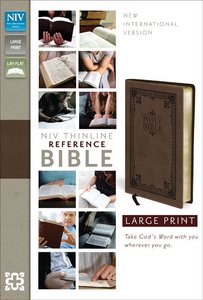 NIV Thinline Reference Large Print Brown (Red Letter Edition) NIV Thinline Reference Large Print Brown (Red Letter Edition)