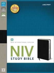 NIV Study Bible Large Print Black Indexed (Red Letter Edition) NIV Study Bible Large Print Black Indexed (Red Letter Edition)