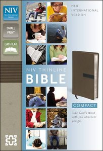 NIV Thinline Bible Compact Dark Taupe/Graphite (Red Letter Edition) NIV Thinline Bible Compact Dark Taupe/Graphite (Red Letter Edition)