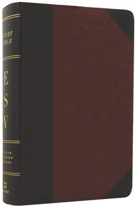 ESV Study Bible Personal Size Trutone Brown/Cordovan Portfolio Design (Black Letter Edition) ESV Study Bible Personal Size Trutone Brown/Cordovan Portfolio Design (Black Letter Edition)
