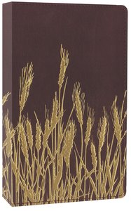 NIV Thinline Bible Flora and Fauna Burgundy Gold/Wheat (Red Letter Edition) NIV Thinline Bible Flora and Fauna Burgundy Gold/Wheat (Red Letter Edition)