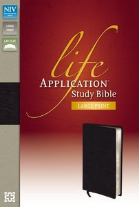 NIV Life Application Study Bible Large Print Black (Red Letter Edition) NIV Life Application Study Bible Large Print Black (Red Letter Edition)