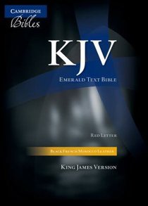 KJV Cambridge Standard Text Edition Black French Morocco Leather (Red Letter Edition) KJV Cambridge Standard Text Edition Black French Morocco Leather (Red Letter Edition)