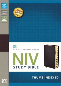 NIV Study Bible Regular Burgundy Thumb Indexed (Red Letter Edition) NIV Study Bible Regular Burgundy Thumb Indexed (Red Letter Edition)