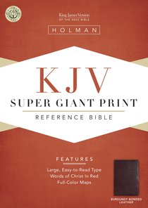 KJV Super Giant Print Reference Burgundy (Red Letter Edition) KJV Super Giant Print Reference Burgundy (Red Letter Edition)
