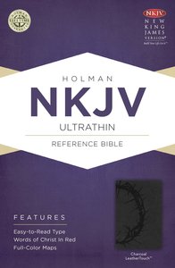 NKJV Ultrathin Reference Bible Charcoal NKJV Ultrathin Reference Bible Charcoal