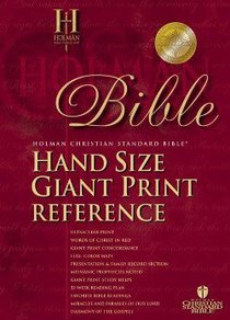 HCSB Hand Size Giant Print Reference Classic Edition Burgundy HCSB Hand Size Giant Print Reference Classic Edition Burgundy