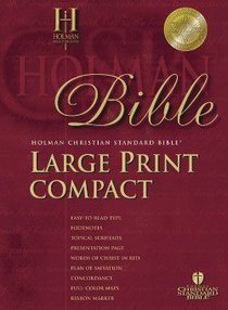 HCSB Compact Black (Red Letter Edition) (Large Print) HCSB Compact Black (Red Letter Edition) (Large Print)