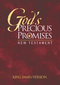KJV Gods Precious Promises New Testament Burgundy KJV Gods Precious Promises New Testament Burgundy