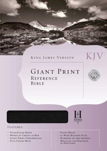 KJV Giant Print Reference Black Indexed (Red Letter Edition) KJV Giant Print Reference Black Indexed (Red Letter Edition)