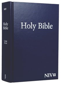 NIV Large Print Bible Blue Single-Column NIV Large Print Bible Blue Single-Column