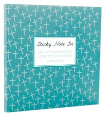 Sticky Note Sets: Blue Cross Pattern Sticky Note Sets: Blue Cross Pattern