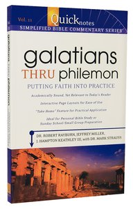 Galatians Thru Philemon (#11 in Quicknotes Simplified Bible Commentary Series) Galatians Thru Philemon (#11 in Quicknotes Simplified Bible Commentary Series)
