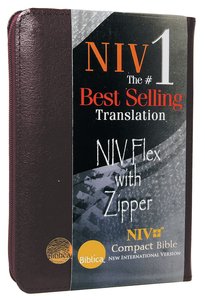 NIV Compact Flex Burgundy Bible With Zipper NIV Compact Flex Burgundy Bible With Zipper