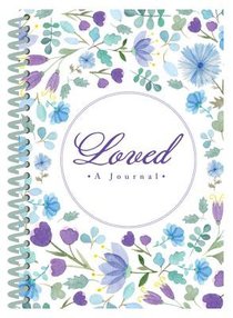 Journal: Loved Spiral (Purple/blue Flowers) Journal: Loved Spiral (Purple/blue Flowers)