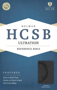 HCSB Ultrathin Reference Bible Charcoal HCSB Ultrathin Reference Bible Charcoal