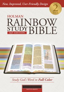 KJV Holman Rainbow Study Bible Brown KJV Holman Rainbow Study Bible Brown