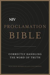NIV Proclamation Bible NIV Proclamation Bible