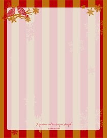 Christmas Laser Stationery: Snow Birds (Isaiah 30:15 Niv) Christmas Laser Stationery: Snow Birds (Isaiah 30:15 Niv)