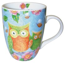 Ceramic Mug With Scripture: Owls Ceramic Mug With Scripture: Owls