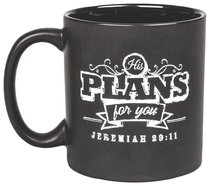 Chalkboard Ceramic Mug: His Plans Chalkboard Ceramic Mug: His Plans