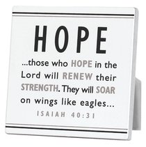 Black and White Series Plaque: Hope Black and White Series Plaque: Hope