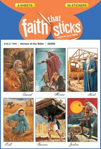 Heroes of the Bible (6 Sheets, 36 Stickers) (Stickers Faith That Sticks Series) Heroes of the Bible (6 Sheets, 36 Stickers) (Stickers Faith That Sticks Series)