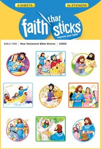 New Testament Bible Stories (6 Sheets, 54 Stickers) (Stickers Faith That Sticks Series) New Testament Bible Stories (6 Sheets, 54 Stickers) (Stickers Faith That Sticks Series)