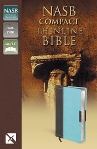 NASB Compact Thinline Bible Chocolate/Turquoise Duo-Tone (Red Letter Edition) NASB Compact Thinline Bible Chocolate/Turquoise Duo-Tone (Red Letter Edition)