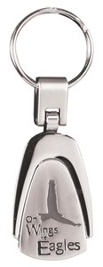 Laser-Engraved Keyring: On Wings Like Eagles Laser-Engraved Keyring: On Wings Like Eagles