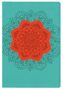 NKJV Essential Teen Study Personal Size Bible Coral Flower NKJV Essential Teen Study Personal Size Bible Coral Flower