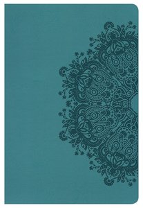 NKJV Large Print Personal Size Reference Bible Teal NKJV Large Print Personal Size Reference Bible Teal