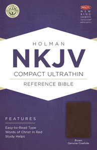 NKJV Compact Ultrathin Bible Brown NKJV Compact Ultrathin Bible Brown